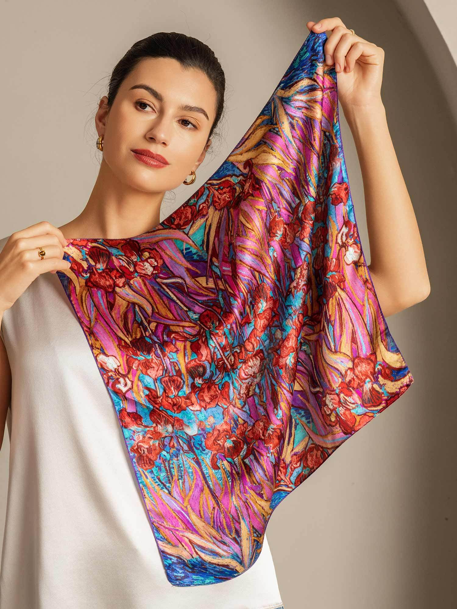 [P095] SilkSilky-FR Soie Scarf 005