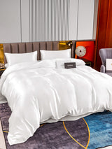[Blanc] SilkSilky-FR 22Momme Parure de Lit Soie 003