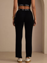 [Noir] SilkSilky-FR Womens Pants 002