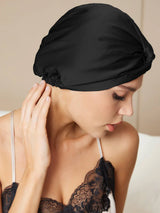[Noir] SilkSilky-FR Bonnets de Nuit 002