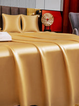 [Champagne] SilkSilky-FR Parure de Lit Soie 003