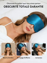 [Bleu Royal] SilkSilky-FR Masques pour les Yeux 006
