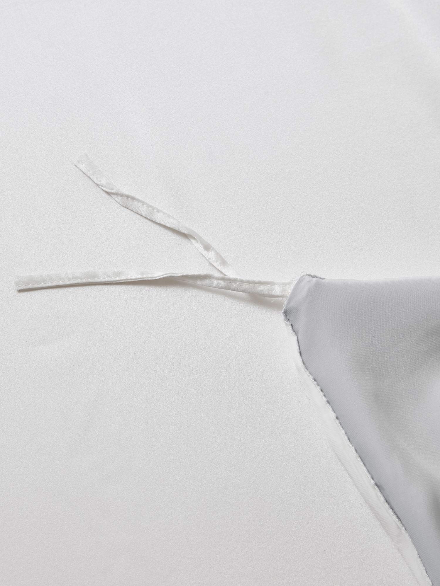 [GrisClair+Blanc] SilkSilky-FR 19Momme Pure Soie Bedding Set 006,