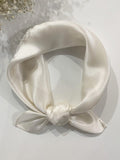 SilkSilky FR Pure Soie Scarf Ivory 001