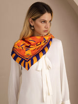 [Chien Orange] SilkSilky-FR Scarf 003