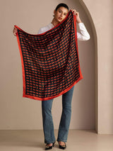 [Cerise Noire] SilkSilky-FR Scarf 004