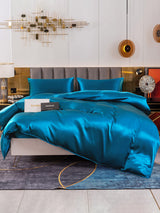 [Bleu Royal] SilkSilky-FR 19Momme Pure Soie Bedding Set 002