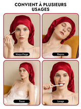 [Rouge Vineux] SilkSilky-FR Bonnets de Nuit 007