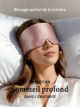 [Mauve Pâle] SilkSilky-FR Masques pour les Yeux 003