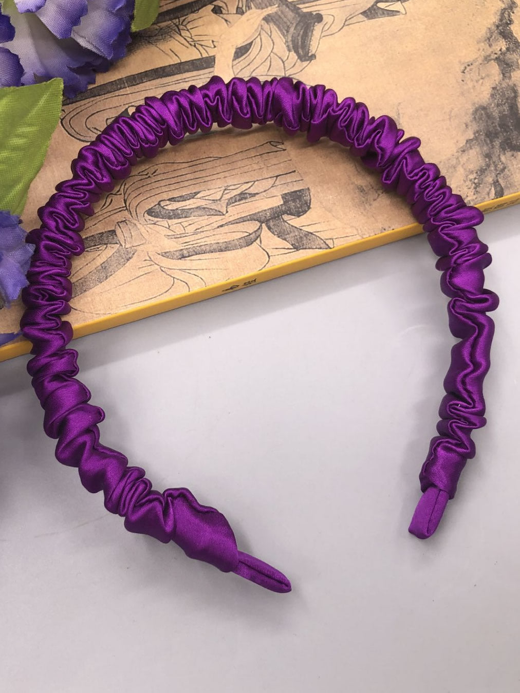 [Violette] SilkSilky-FR 19Momme Pure Soie Scrunchie 003