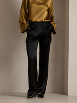 [Noir] SilkSilky-FR Femme Pantalons 004