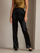 [Noir] SilkSilky-FR Femme Pantalons 003