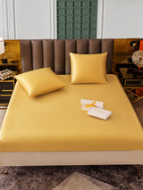 [Champagne] SilkSilky-FR Parure de Lit Soie 002