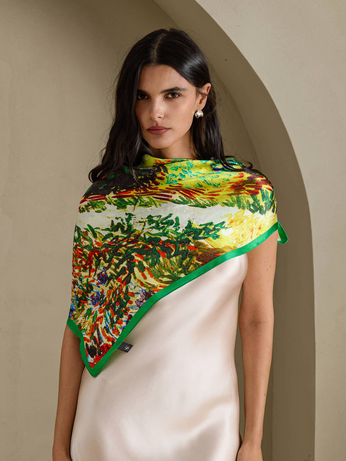 [P072] SilkSilky-FR Scarf 001