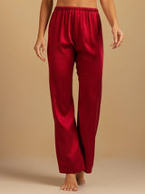 [Rouge Vineux] SilkSilky-FR 19Momme Women's Sleep Pants 004