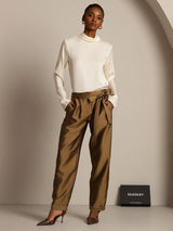 [Bronze] SilkSilky-FR 32Momme Soie Womens Pants 003