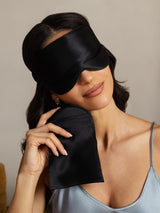[Noir] SilkSilky-FR Masques pour les Yeux 001