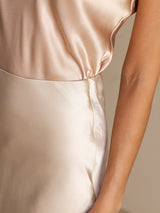 [Beige] SilkSilky-FR Jupes 004