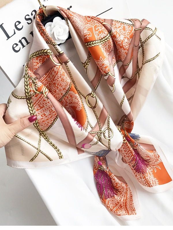 [P003] SilkSilky-FR Pure Soie Scarf 001,