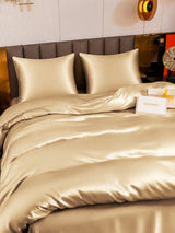 [Beige] SilkSilky-FR Parure de Lit Soie 004