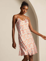 [Cerise] SilkSilky-FR Pure Soie Dress 005,