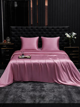 [Mauve Pâle] SilkSilky-FR Parure de Lit Soie 001