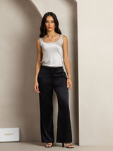 [Argent] SilkSilky-FR Sleeveless Top À Fines Brides 003