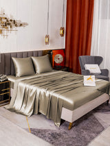 [Kaki] SilkSilky-FR Parure de Lit Soie 001