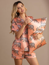 [Chat Rose] SilkSilky-FR Taies d'Oreiller 003