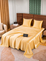 [Champagne] SilkSilky-FR Parure de Lit Soie 002