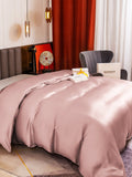 SilkSilky FR 19Momme Pure Soie Duvet Cover MauvePâle 004