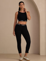 [Noir] SilkSilky-FR Womens Pants 006