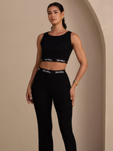 [Noir] SilkSilky-FR Womens Pants 004