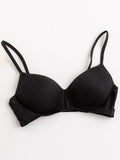 SilkSilky FR Soie Tricotée Bra Noir 006