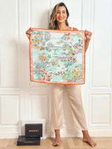 [P064] SilkSilky-FR Pure Soie Scarf 002