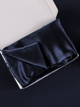 [Bleu Foncé] SilkSilky-FR 19Momme Pure Soie Pillowcase 008