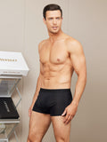 SilkSilky FR Soie Tricotée Mens Underwear Noir 001