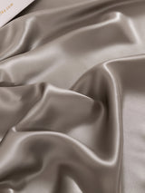 [Gris] SilkSilky-FR Parure de Lit Soie 006