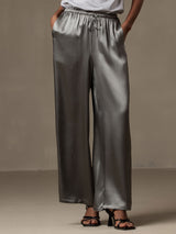 [Gris Foncé] SilkSilky-FR Femme Pantalons 001