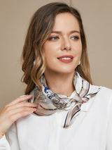 [P043] SilkSilky-FR Pure Soie Scarf 001,