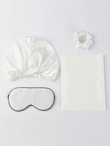 [Blanc] SilkSilky-FR 22Momme Pure Soie Pillowcase Set 001
