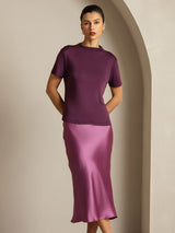 [Violette] SilkSilky-FR Short Sleeve Femme T-Shirt 008