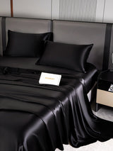 [Noir] SilkSilky-FR 22Momme Pure Soie Bedding Set 003,