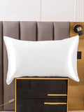 SilkSilky FR 19Momme Pure Soie Pillowcase Blanc 001