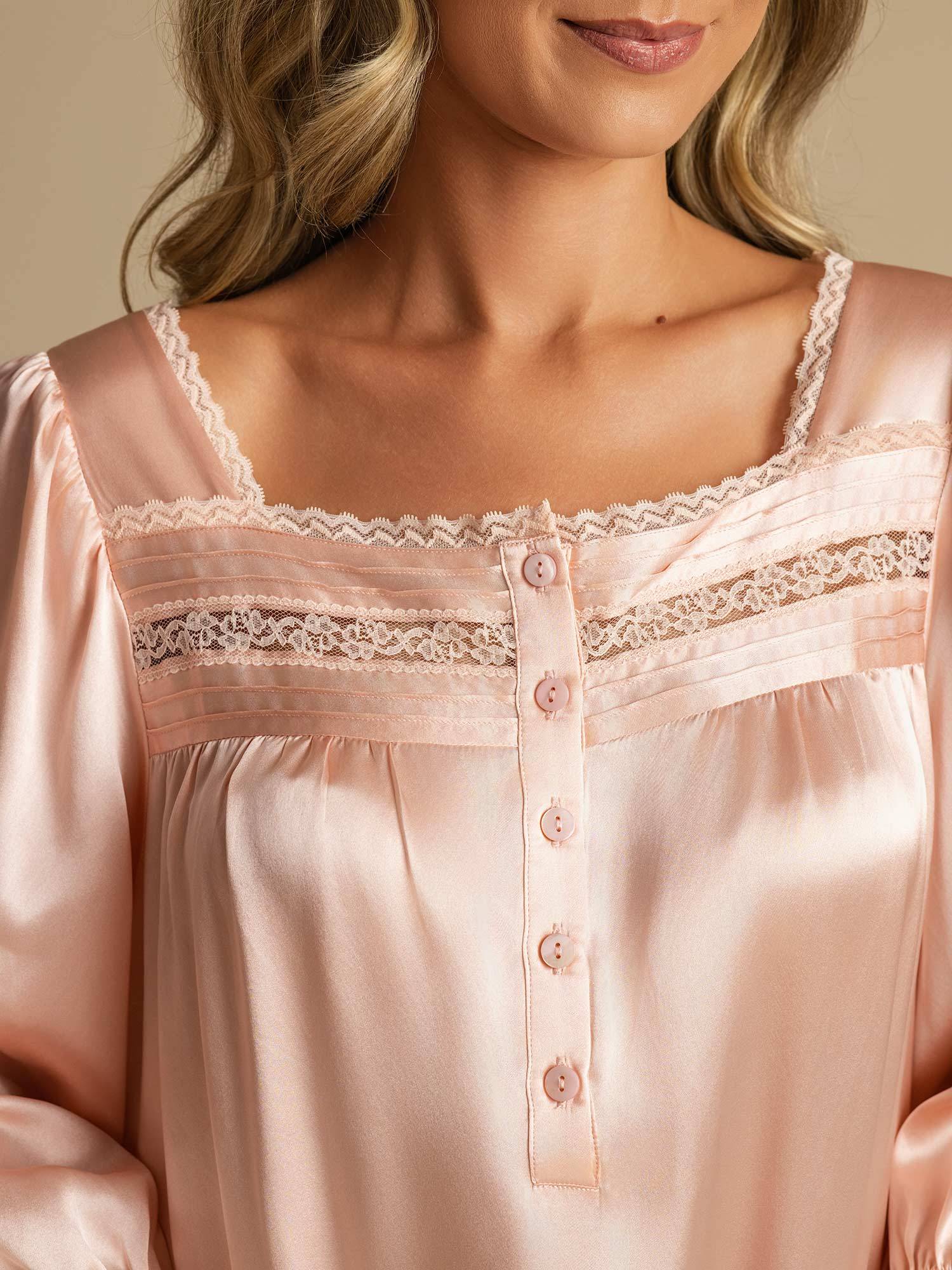 [RoseClair] SilkSilky-FR Soie Nightgown 004