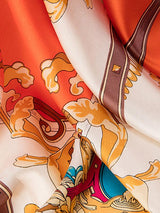 [P081] SilkSilky-FR Pure Soie Scarf 002