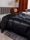 SilkSilky FR 19Momme Pure Soie Duvet Cover Noir 002