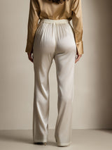 [Blanc] SilkSilky-FR Femme Pantalons 005