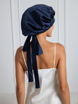 [Bleu Foncé] SilkSilky-FR Bonnets de Nuit 001