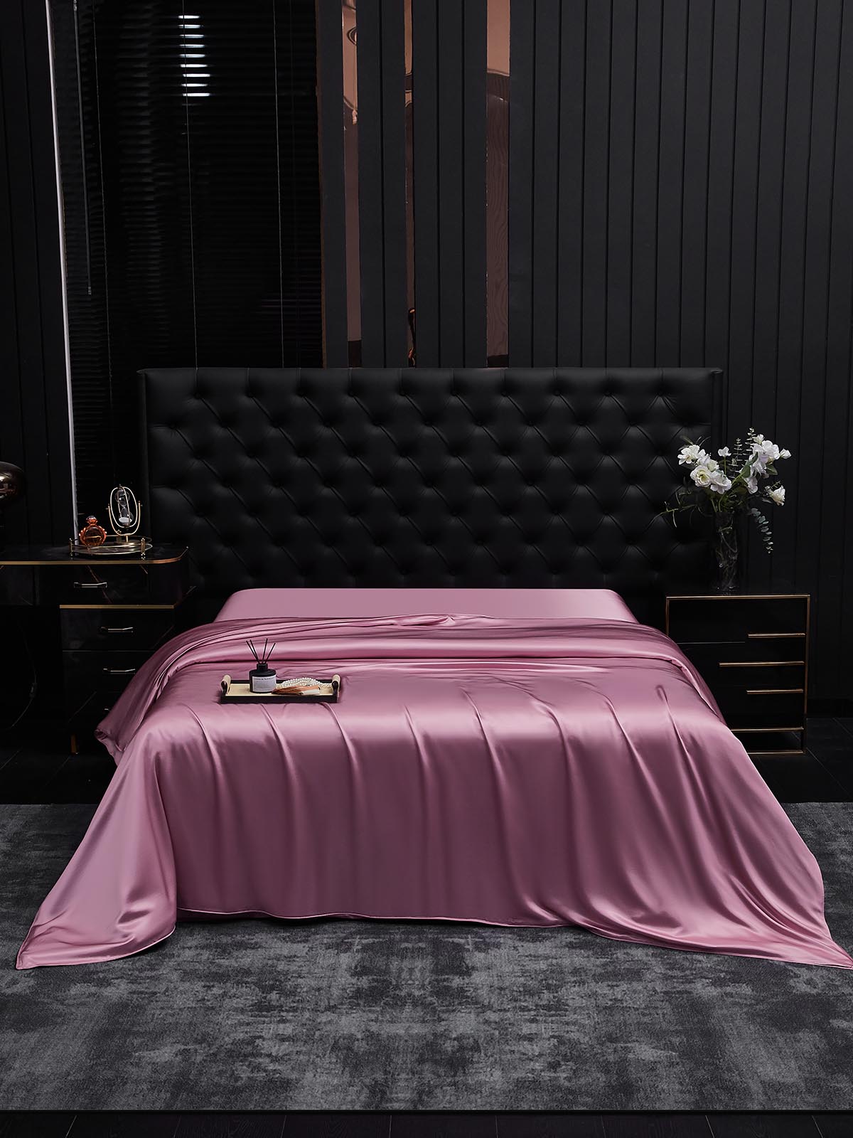 [Orchidée Mauve] SilkSilky-FR 22Momme Pure Soie Duvet Cover 001